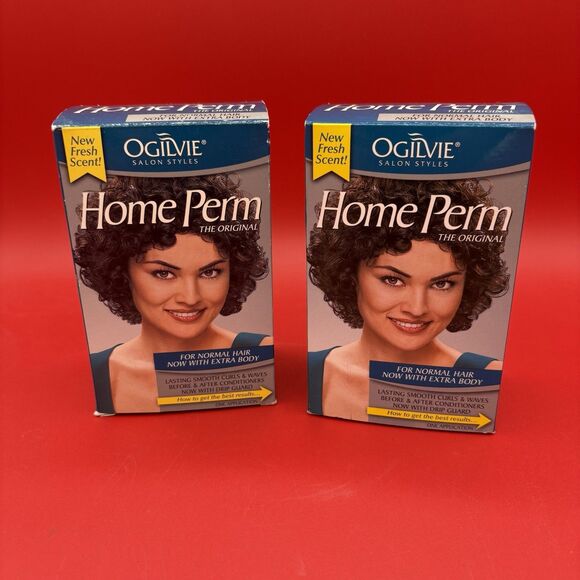NEW Lot of 2 Ogilvie The Original Home Perm Kit for Normal Hair with Extra Body - Picture 1 of 4